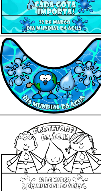 Viseira e Coroa Dia mundial da água 22 de março