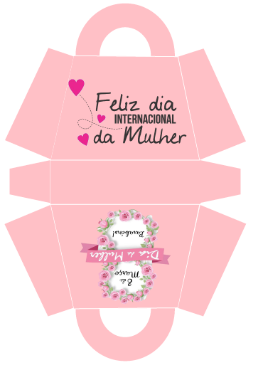 Bolsinha dia das Mulheres