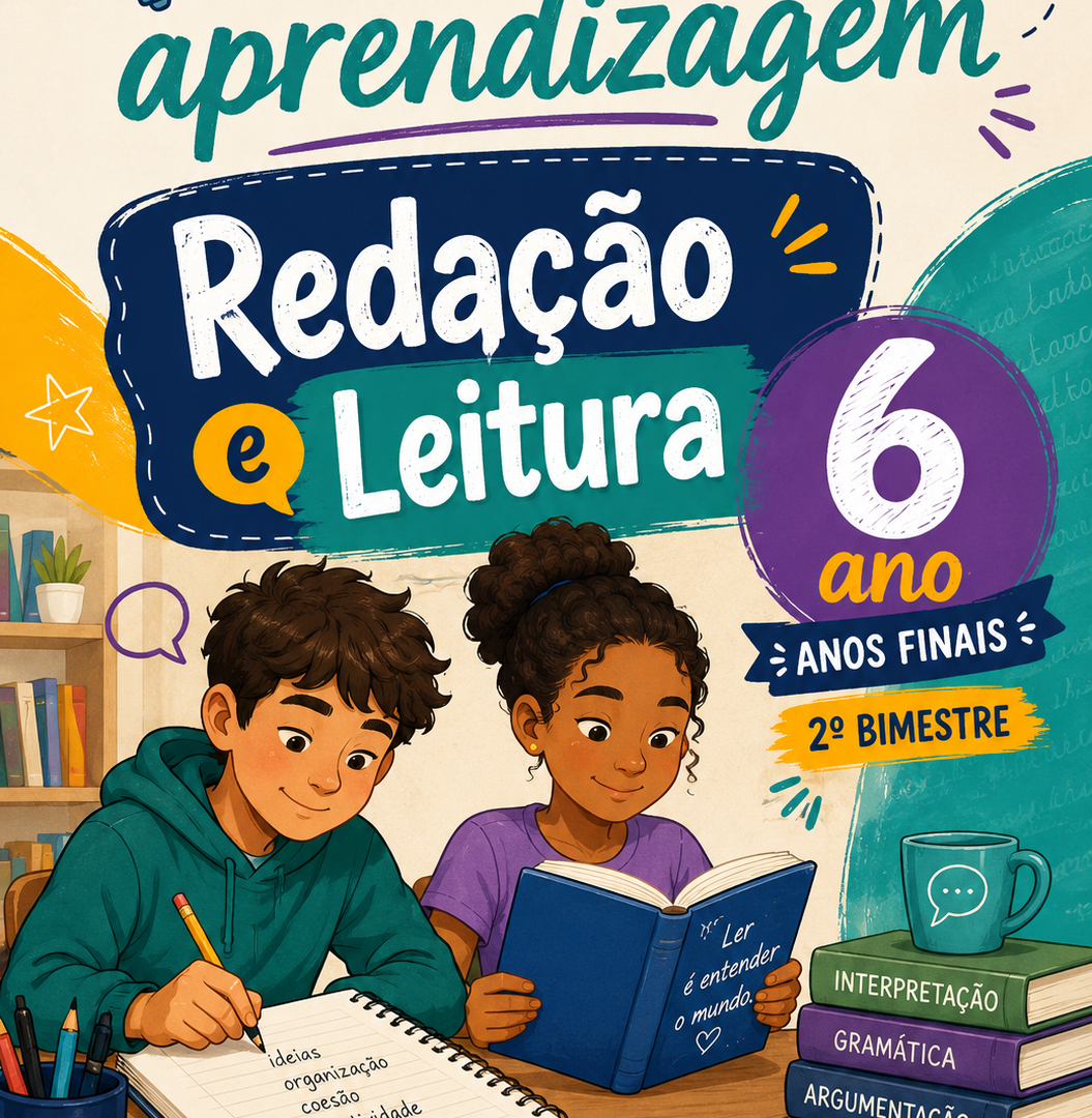 Redação e Leitura  - 6º anos - 2º Bimestre - Guia de aprendizagem