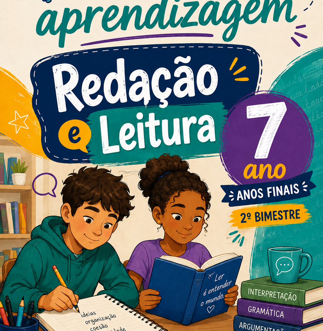 Redação e Leitura - 7°ano -  2ºbimestre -  Guia de Aprendizagem