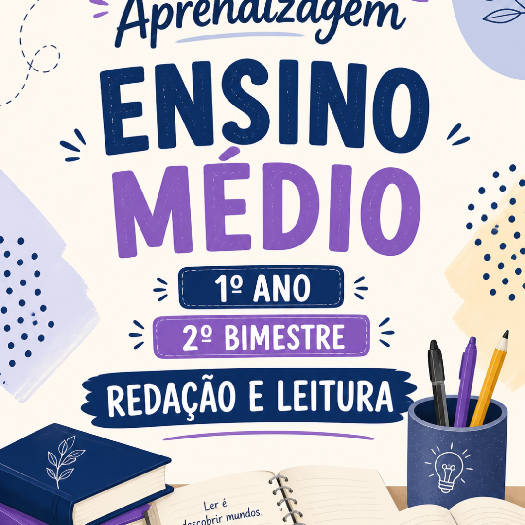 Redação e Leitura - Guia de aprendizagem 1º ano ensino médio 2º Bimestre