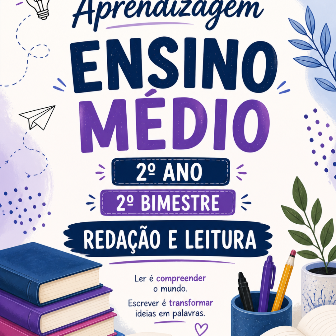 Redação e Leitura - 2º ano ensino médio 2º Bimestre - Guia de Aprendizagem