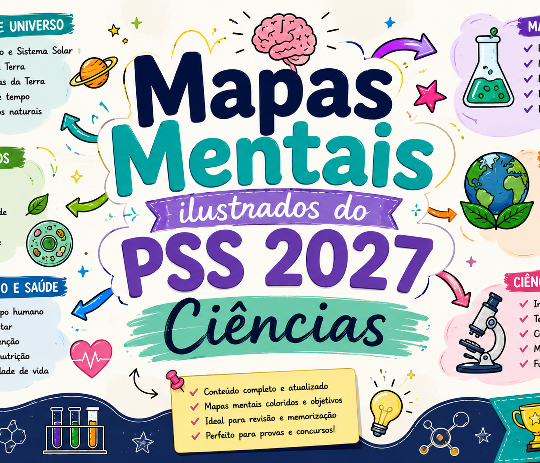 Ciências - Mapas Mentais Ilustrados - PSS 2027
