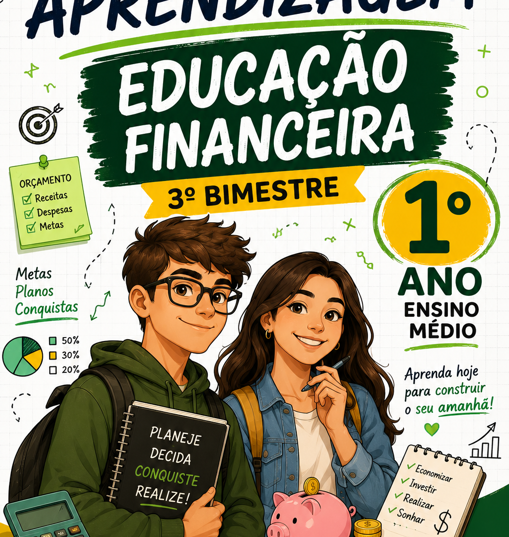 Guia de aprendizagem Educação Financeira  1º ano ensino médio 3º Bimestre