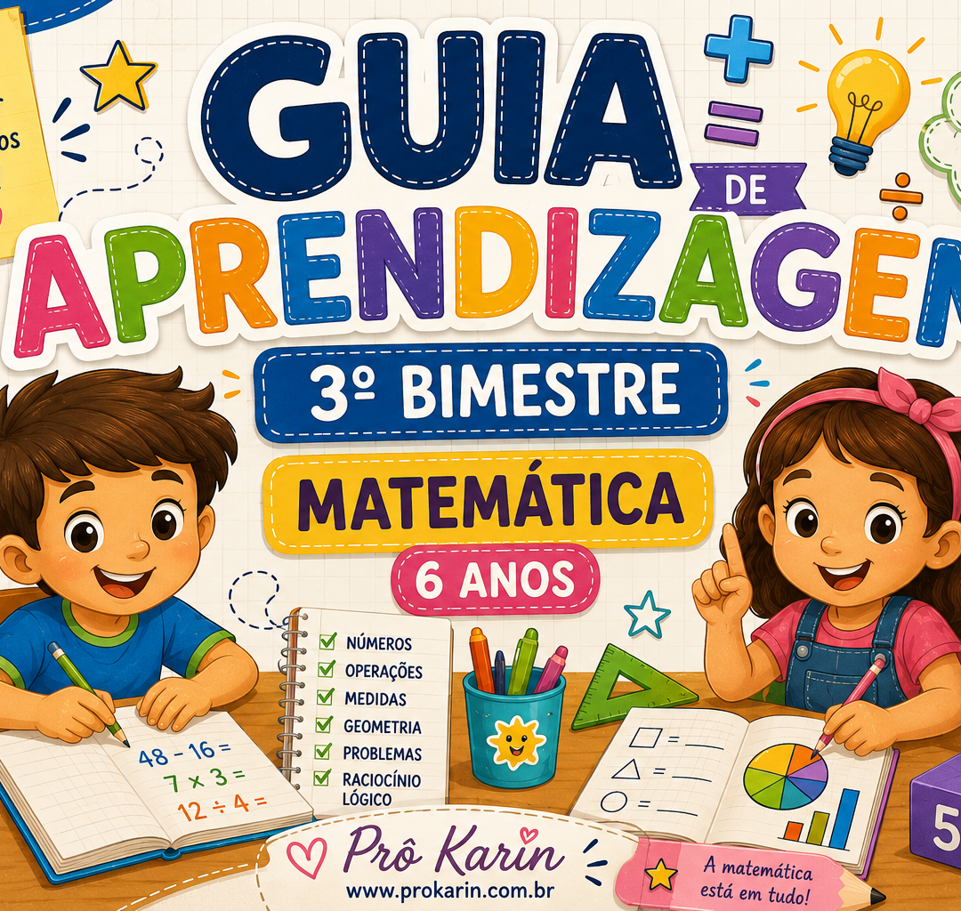 Matemática -  6º ano - 3º Bimestre - Guia de aprendizagem