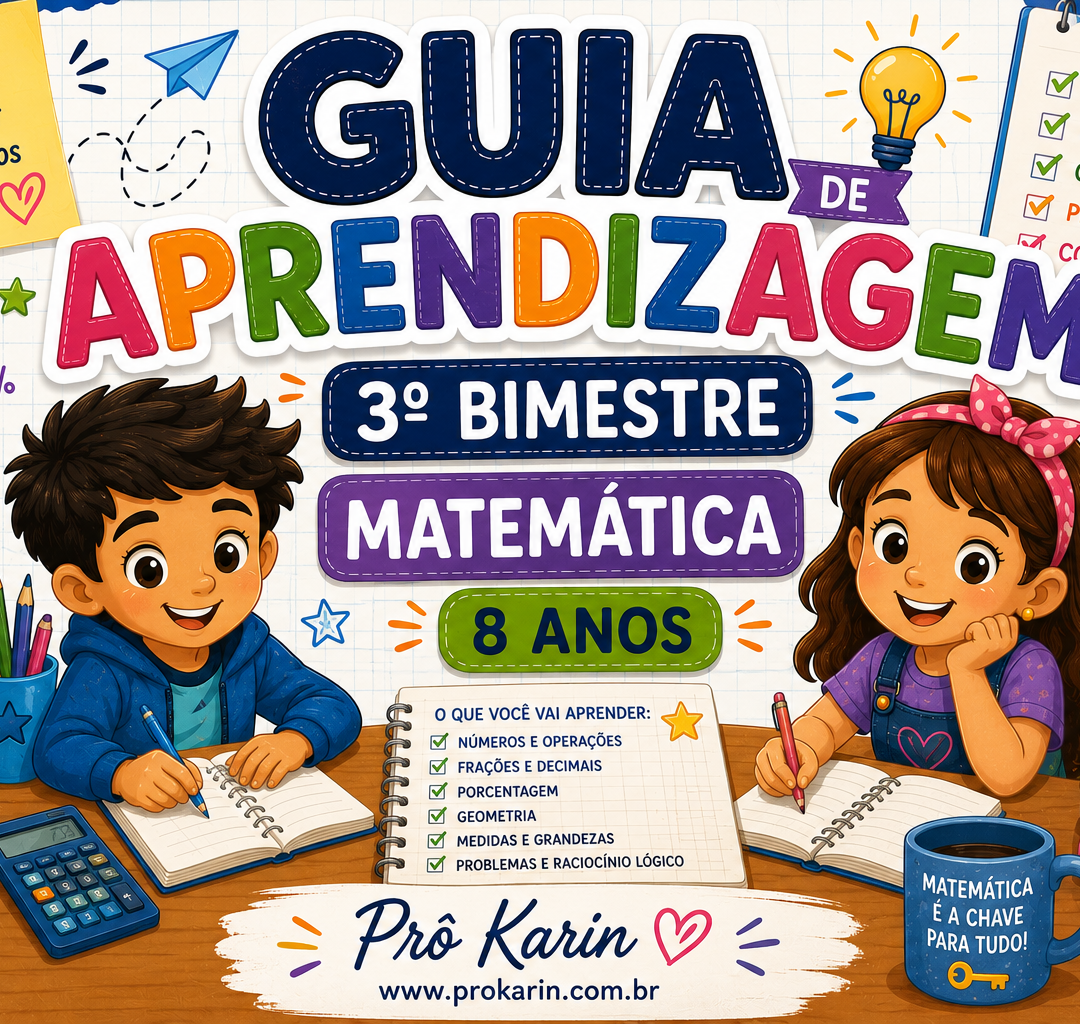Matemática -Guia de aprendizagem 8º ano 3º Bimestre