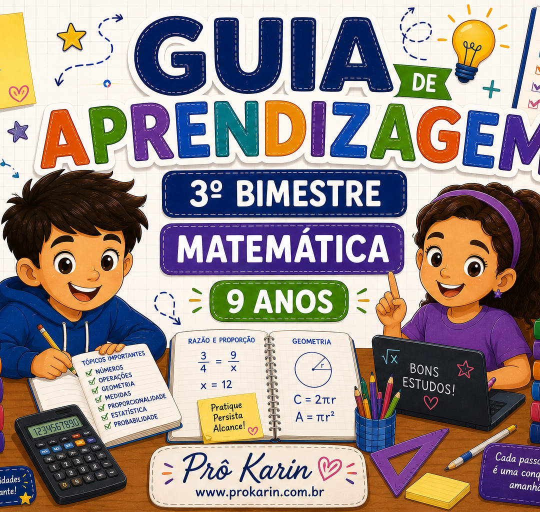 Guia de Aprendizagem 9º ano Matemática 3º Bimestre