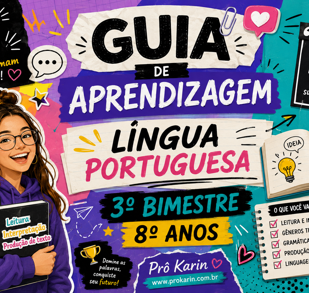 Língua Portuguesa -Guia de aprendizagem 8º ano 3º Bimestre